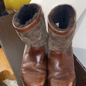 Men's Brown UGG Leather Boots